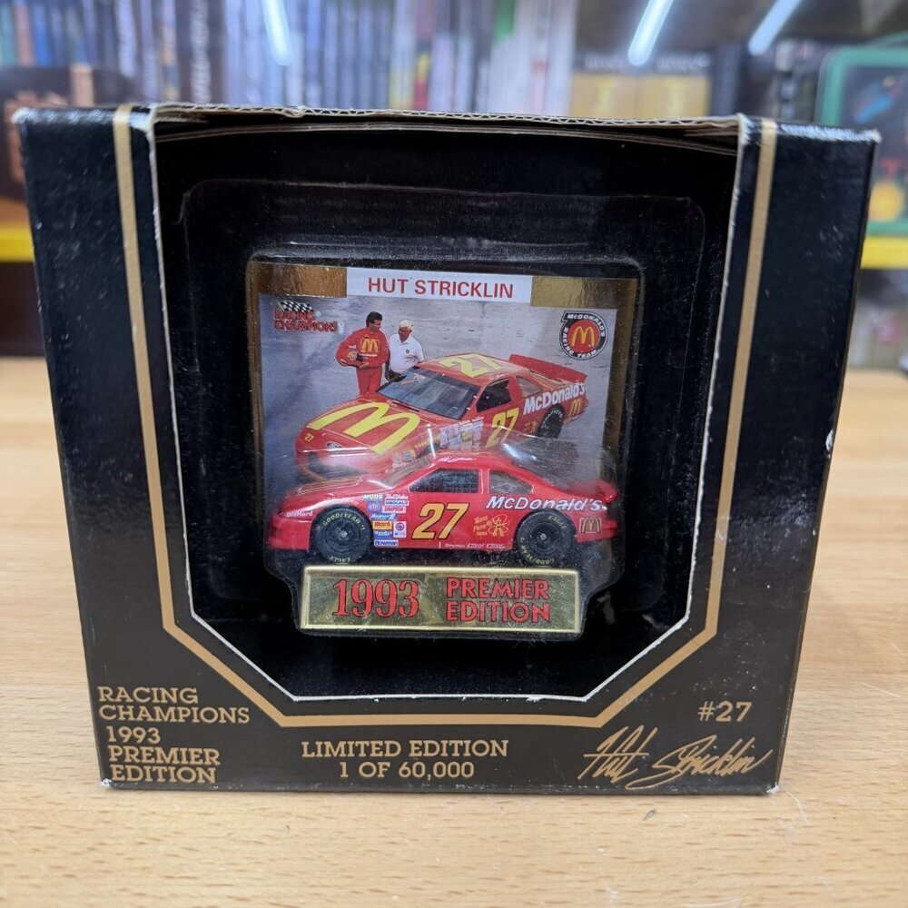 Racing Champions 1993 Premier Edition Hut Stricklin #27 McDonalds Car